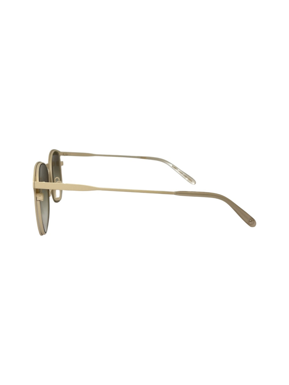 Garrett Leight Kinney Metal - Beige Matte Pink Sunglasses