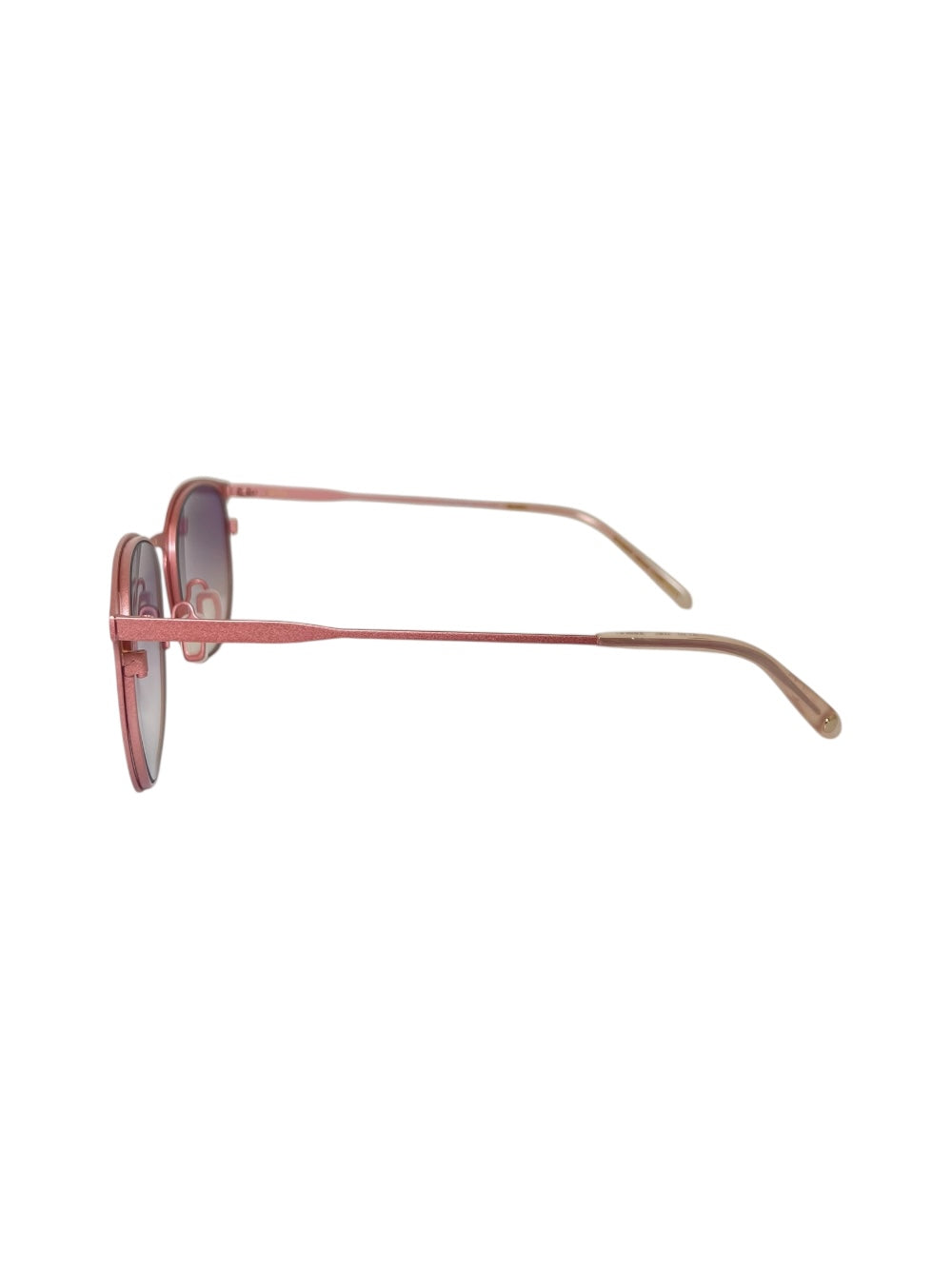 Garrett Leight Kinney Metal - Beige Matte Pink Sunglasses