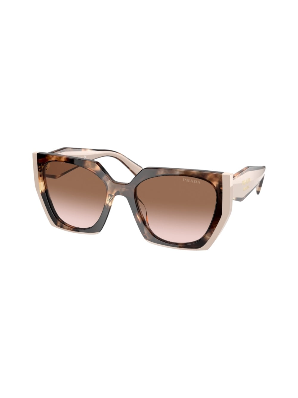 Prada Spr 15ws Black & White Sunglasses