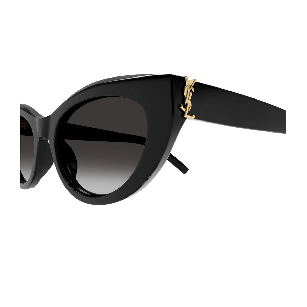 Saint Laurent SL M115 Linea Monogram 002 Black Grey Nero Acetate Occhiali Da Sole