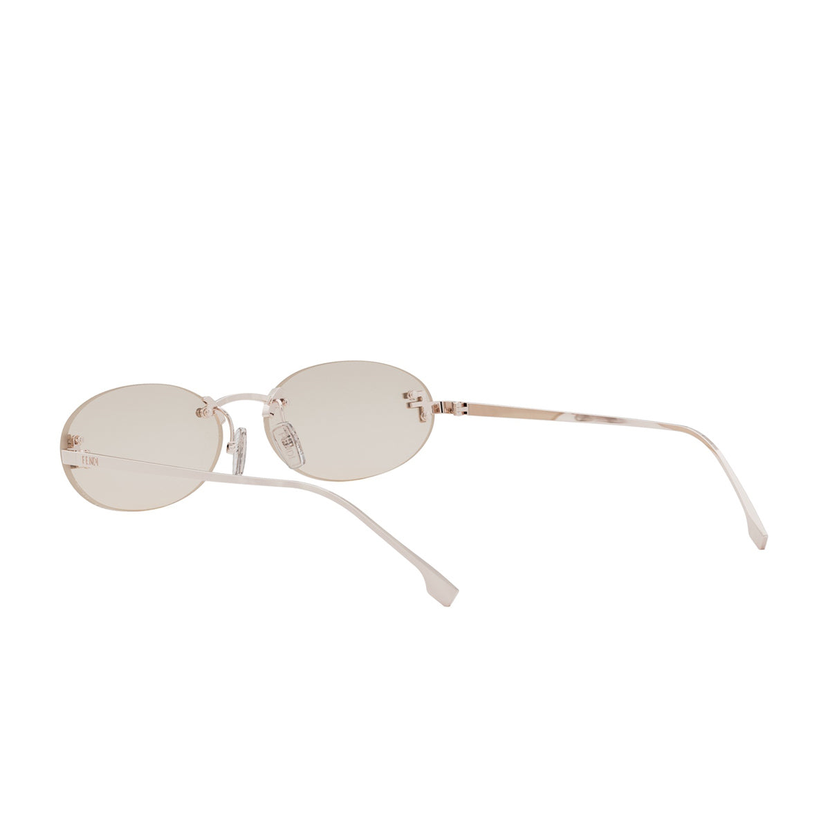 FE4075US 28Y Oro Rosa Fendi First Crystal Metal Occhiali Da Sole