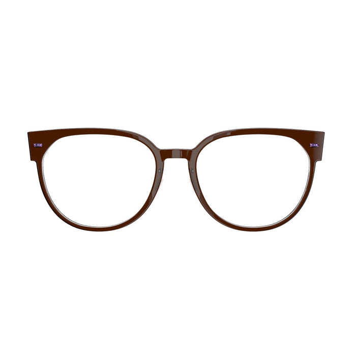 N.o.w. 6634 C10 - P77 Marrone Acetate/titanium Occhiali Da Vista