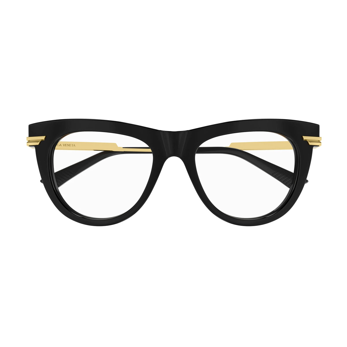 BV1297O LINEA MINIMALIST 001 Black Gold Nero Acetate/metal Occhiali Da Vista