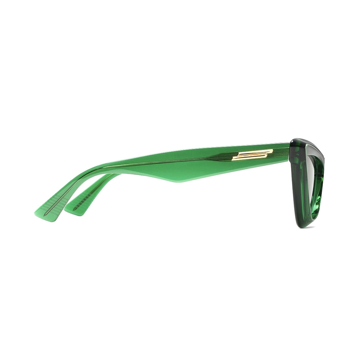 BV1101S LINEA MINIMALIST 010 Verde Celluloid Occhiali Sole
