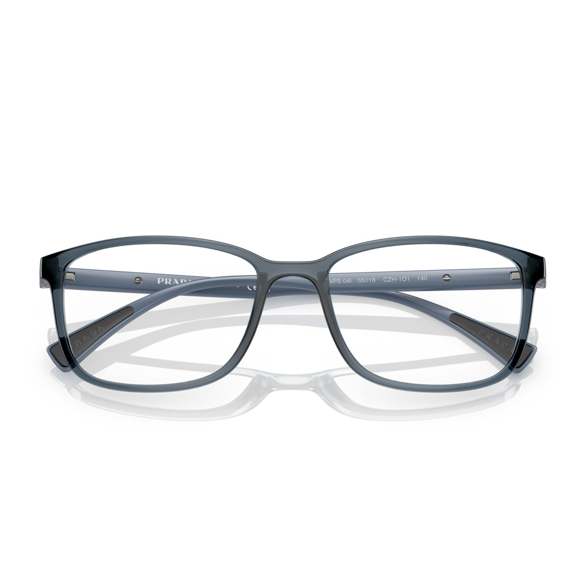 Prada Linea Rossa PS 04IV CZH1O1 Azzurro Trasparente Blu Nylon Occhiali Da Vista