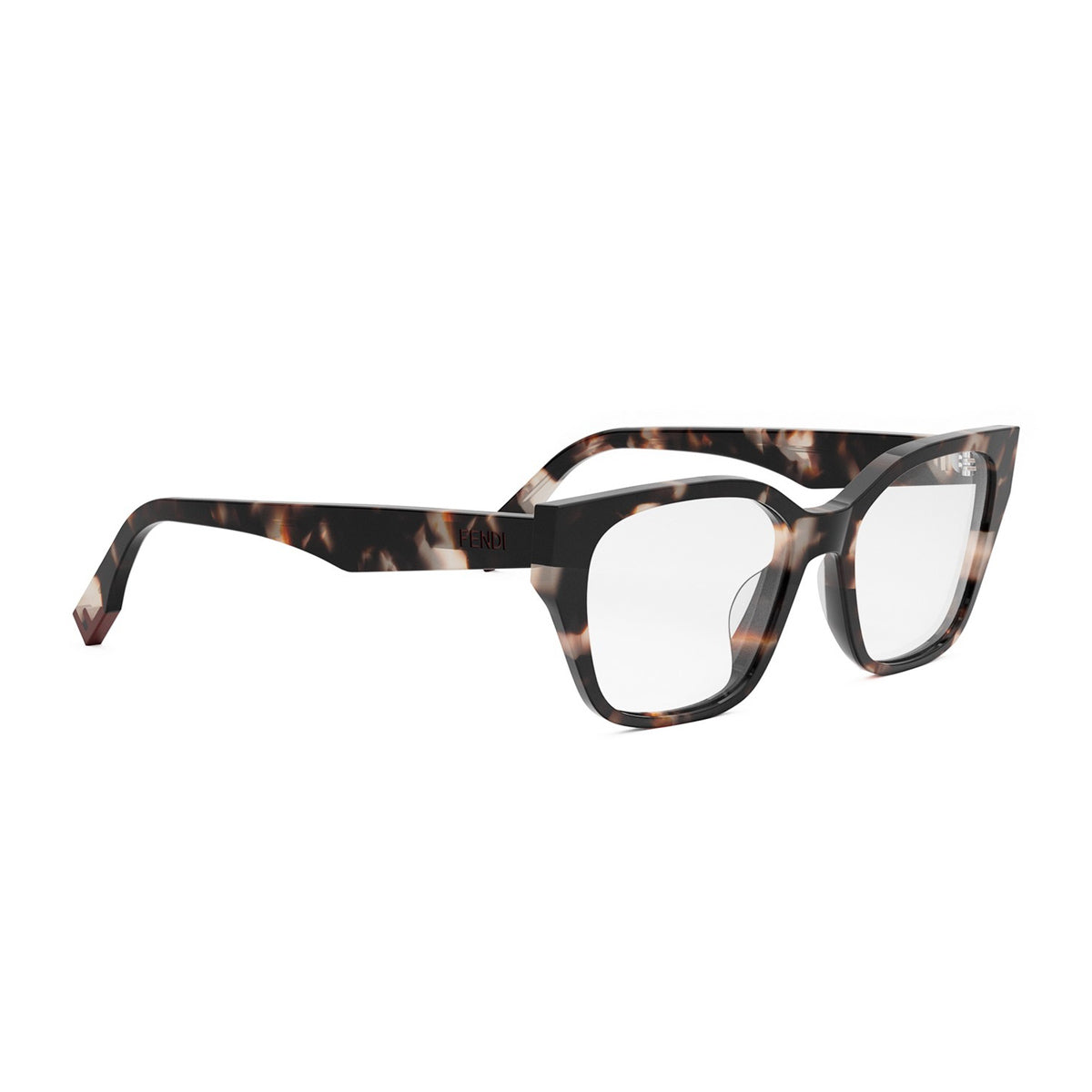 Fendi FE50001I Way 054 Havana Acetate Occhiali Da Vista