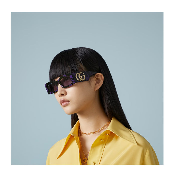 GG1425S 003 Viola Acetate Occhiali Sole