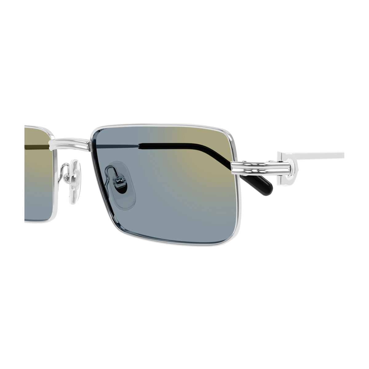Cartier CT0501S Première de 008 Silver Light Blue Argento Metal Occhiali Da Sole