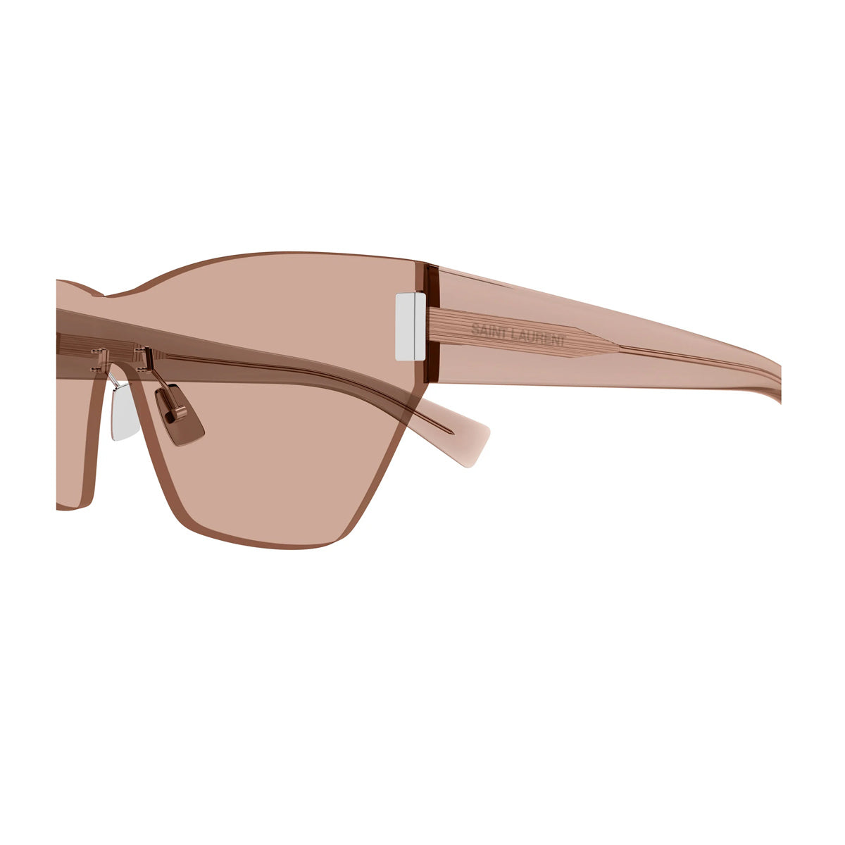 Saint Laurent SL 755 Linea Corner Angle 004 Pink Rosa Nylon Occhiali Da Sole