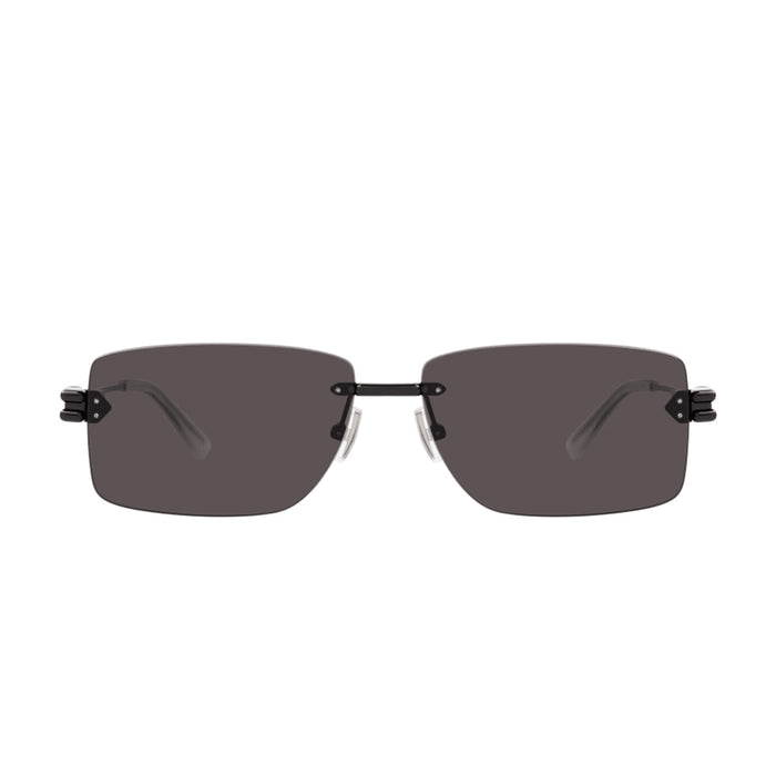 BV1126S 001 Nero Metal Occhiali Sole