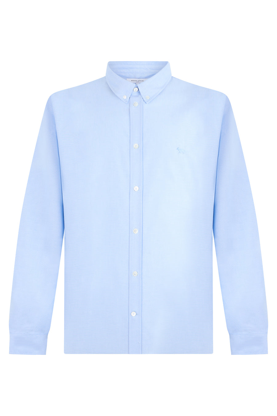 Long-Sleeved Shirt Light Blue Cotton