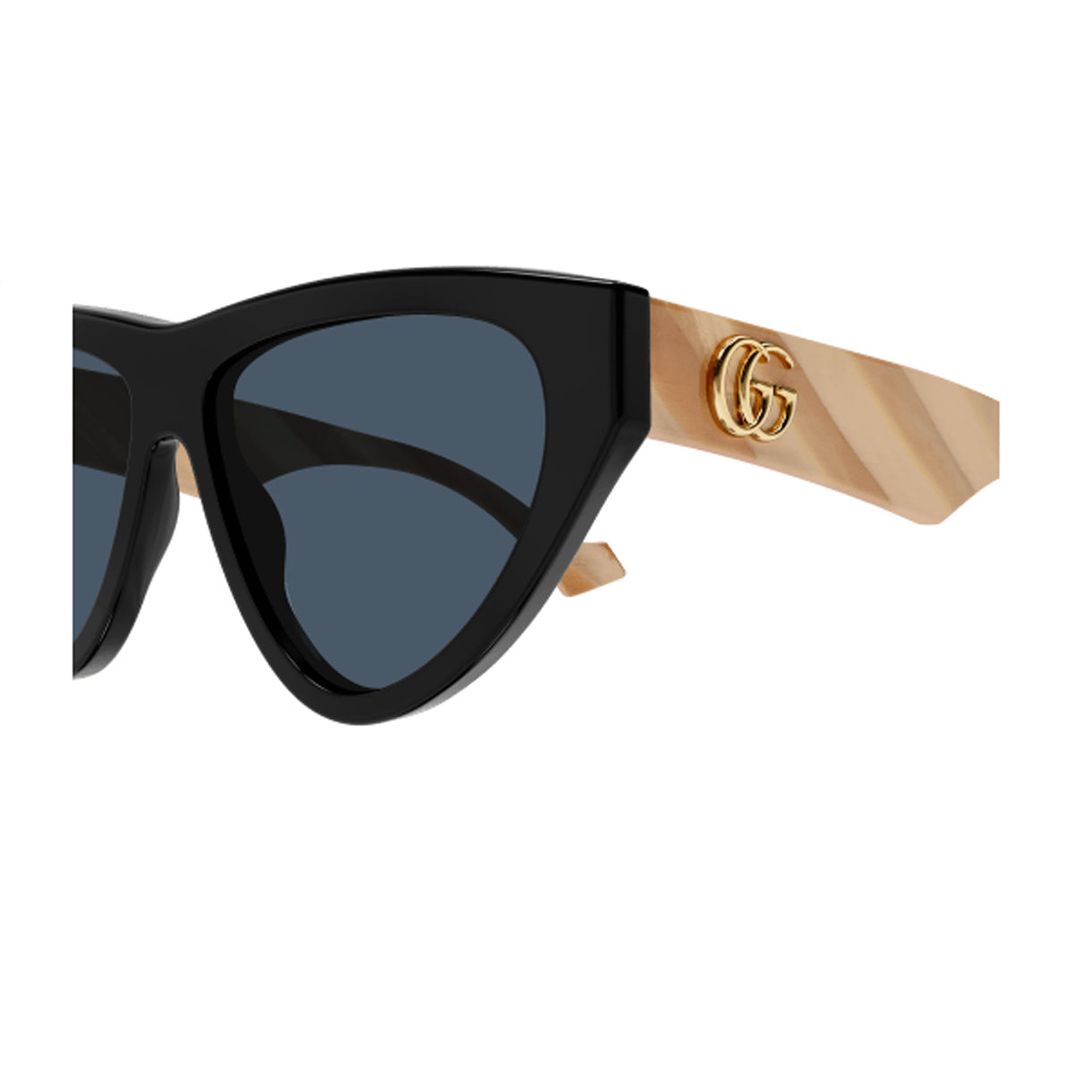 GG1333S 004 Nero Celluloid Occhiali Sole