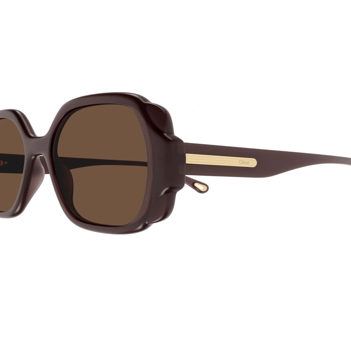 CH0121S 001 Marrone Bio-nylon Occhiali Sole