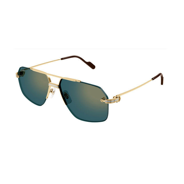 CT0426S Première de Cartier 002 Gold Oro Metal Occhiali Sole