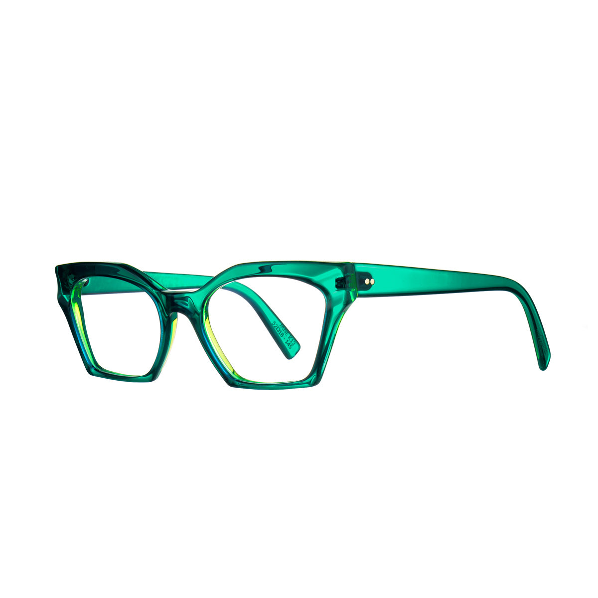 Jane K13 Emerald Verde Acrylic Occhiali Vista
