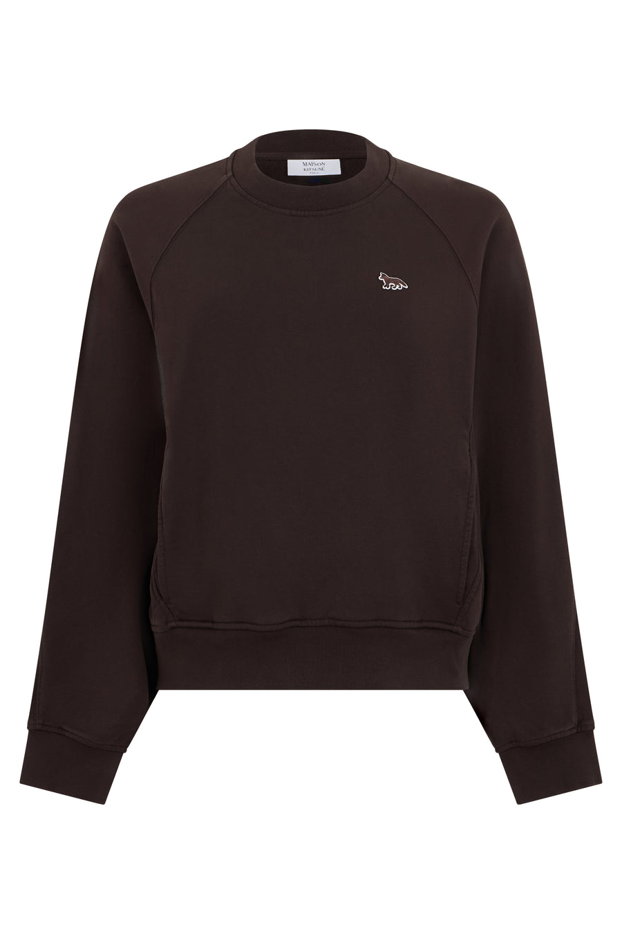 Oversized Cotton Sweatshirt Brown Sweatshirts