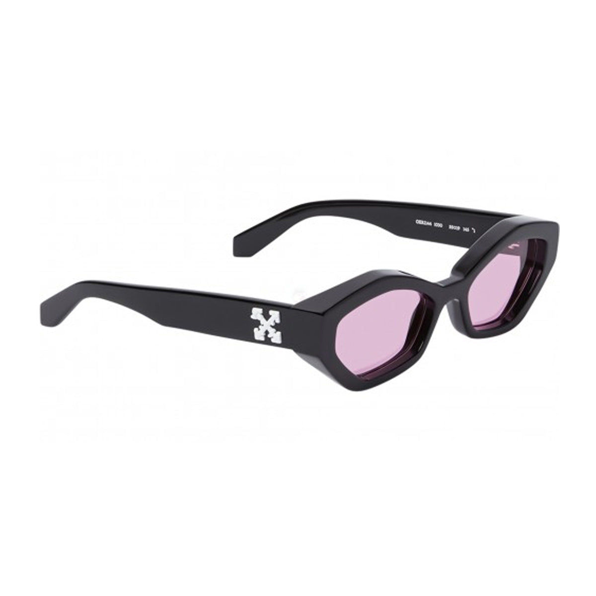 Off White OERI144 Hilo 1030 Black Pink Nero Acetate Occhiali Da Sole