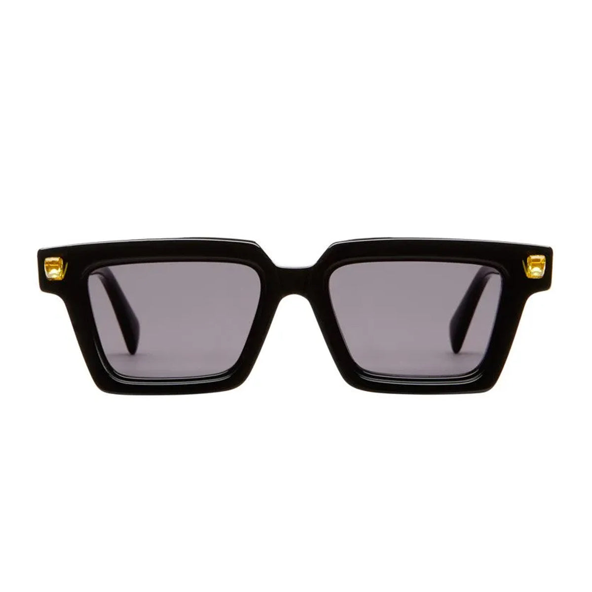 Kuboraum Maske Q2 BSY Black Shine Nero Acetato Mazzucchelli Occhiali Da Sole