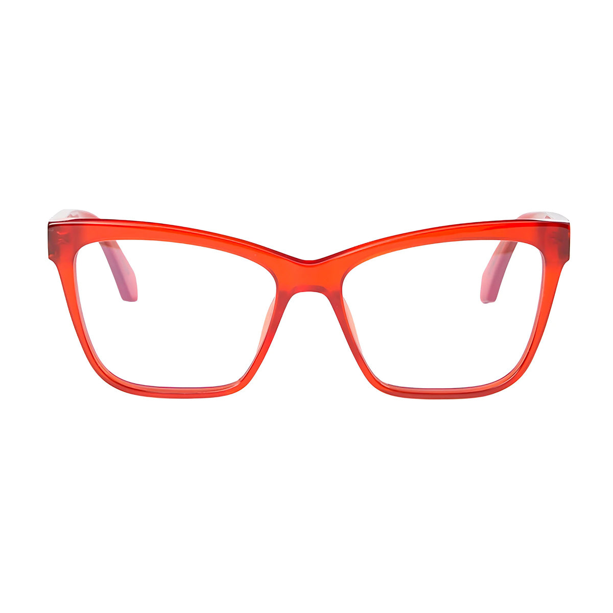 Off White OERJ067 STYLE 67 2500 Red Rosso Acetate Occhiali Da Vista