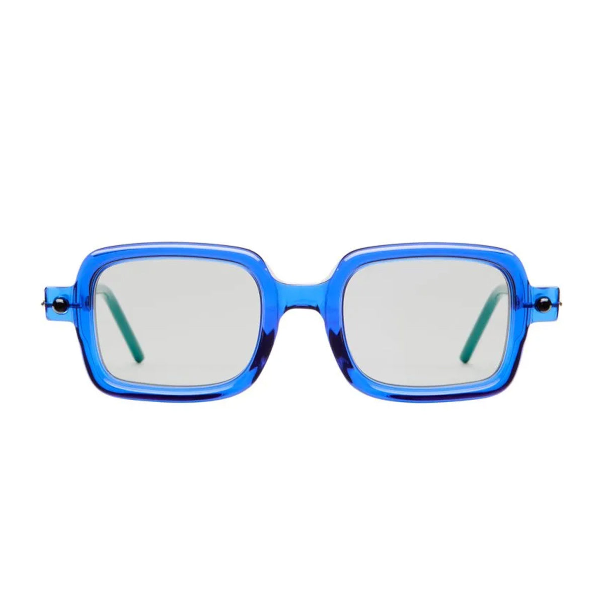 Kuboraum Maske P2 BC Blue White Blu Acetato Mazzucchelli Occhiali Da Vista