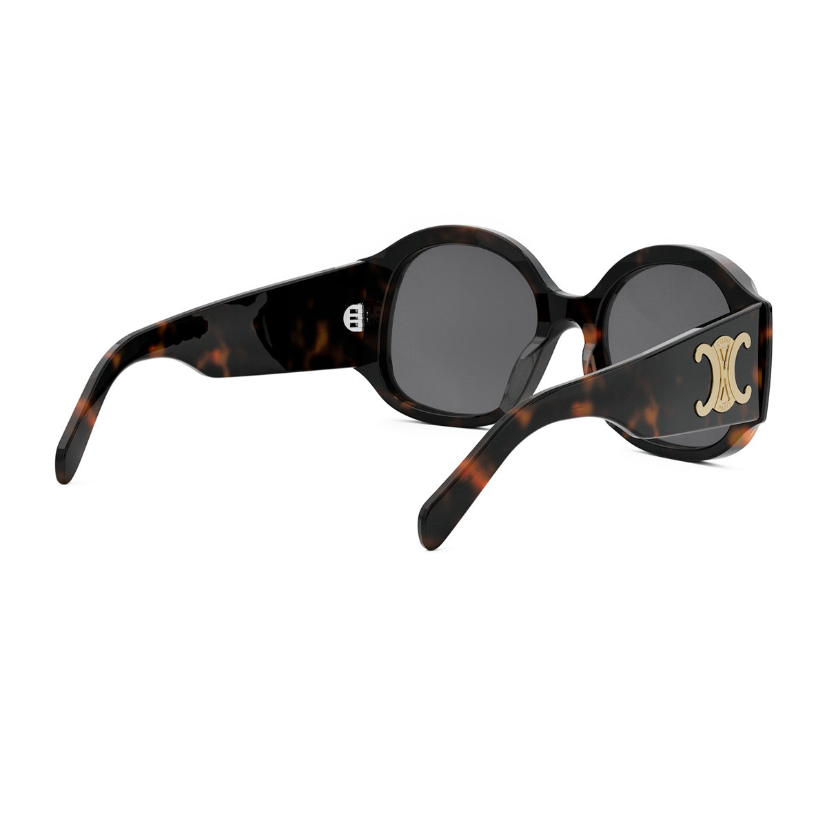 CELINE CL40305U Maxi Triomphe 52A Dark Havana Marrone Acetate Occhiali Da Sole