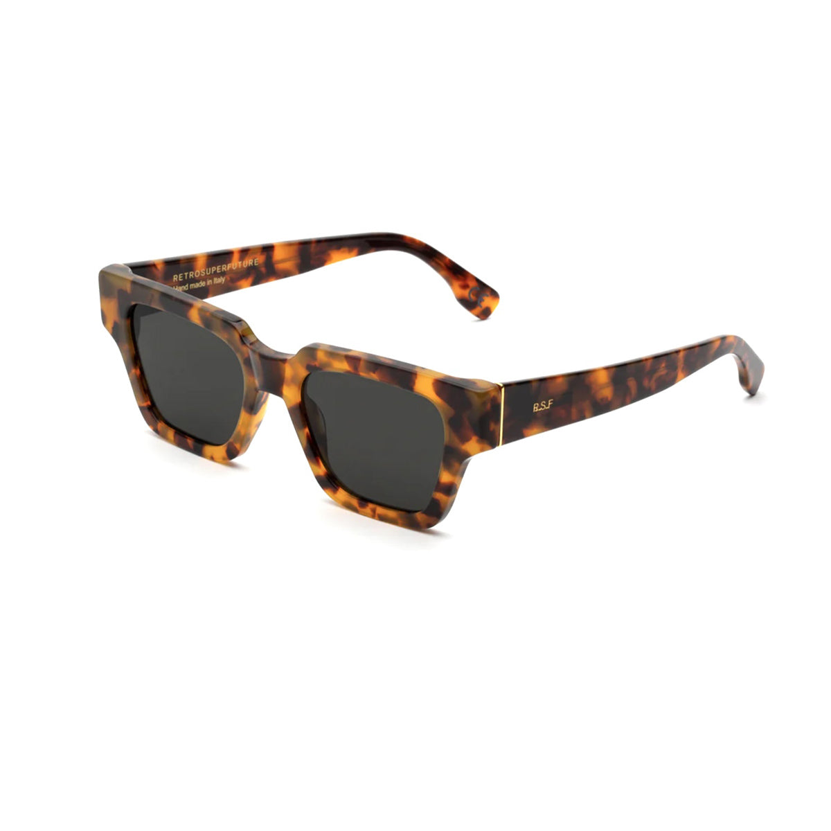 Storia SPOTTED HAVANA Arancione Acetate Occhiali Sole