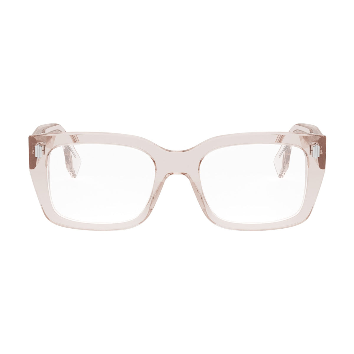 FE50094I Fendi Roma 072 Rosa trasparente Acetate Occhiali Da Vista