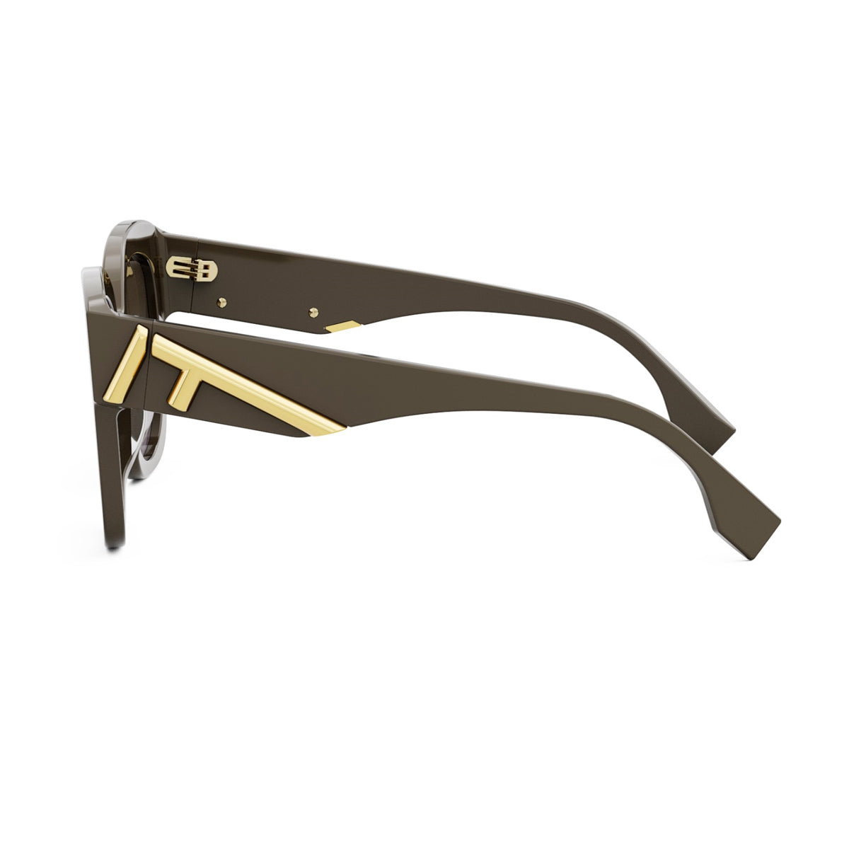 FE40098I Fendi First 48F Marrone Acetate Occhiali Da Sole