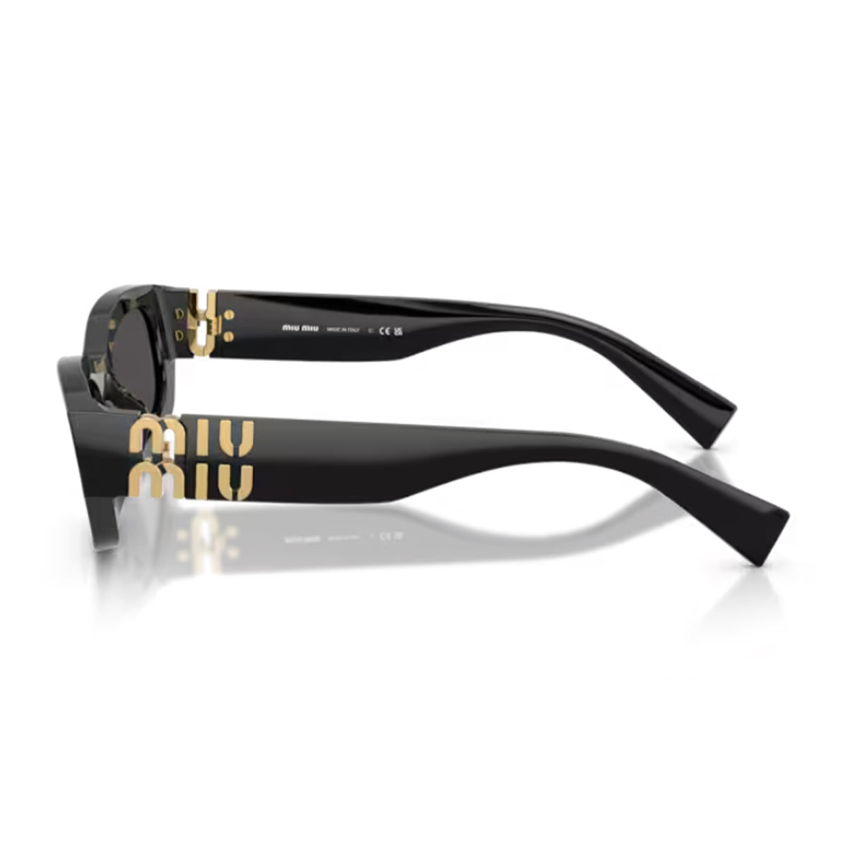 Miu 0MU B04S Glimpse 16K08Z Nero Acetate Occhiali Da Sole