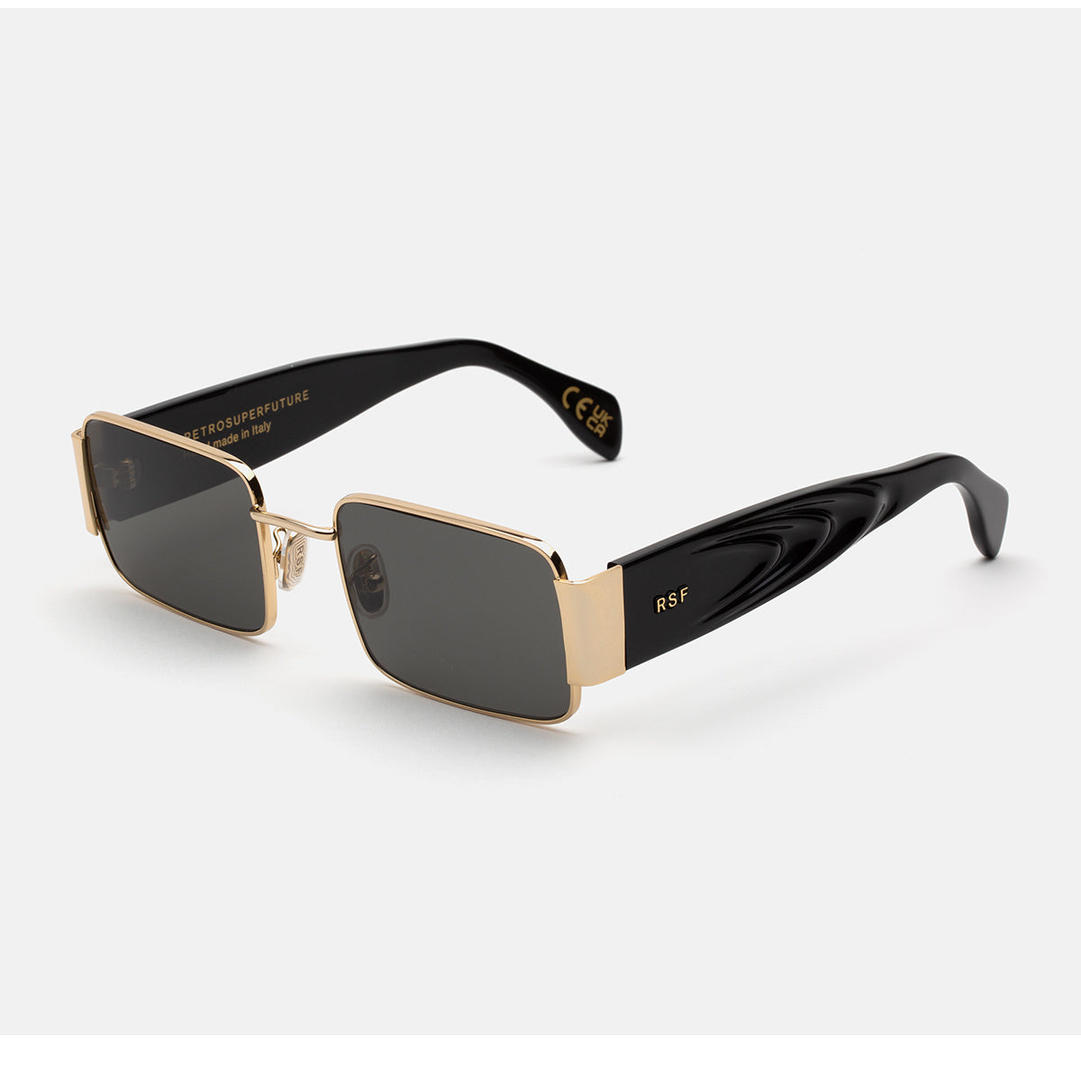 Retrosuperfuture Z BLACK Gold Oro Acetate/metal Occhiali Da Sole