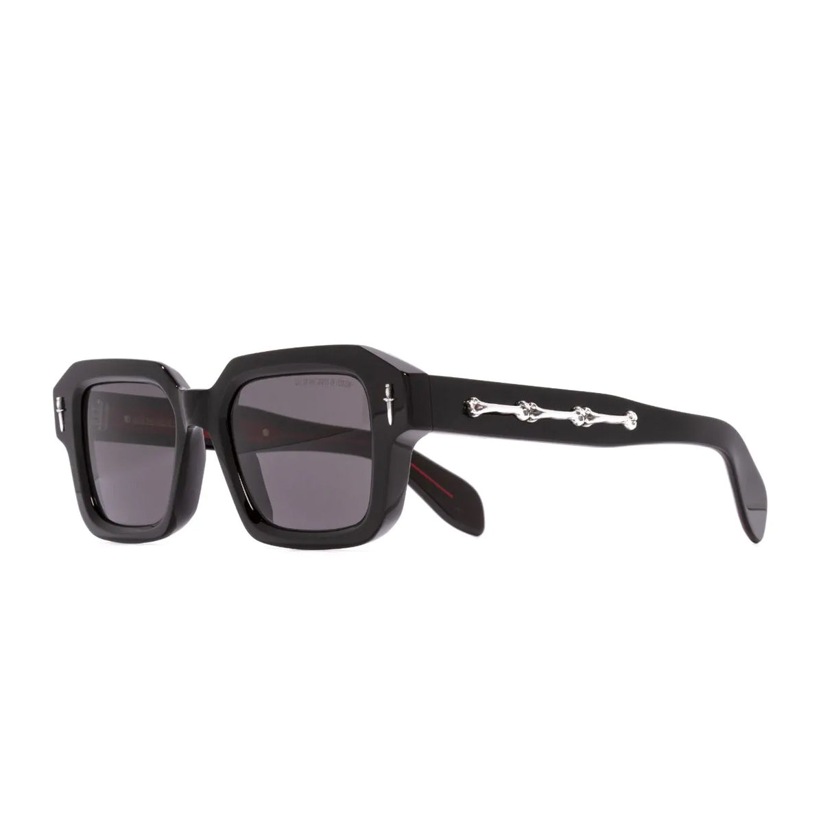 Cutler And Gross The Great Frog 005 01 Black Bones Link Nero Acetate Occhiali Da Sole