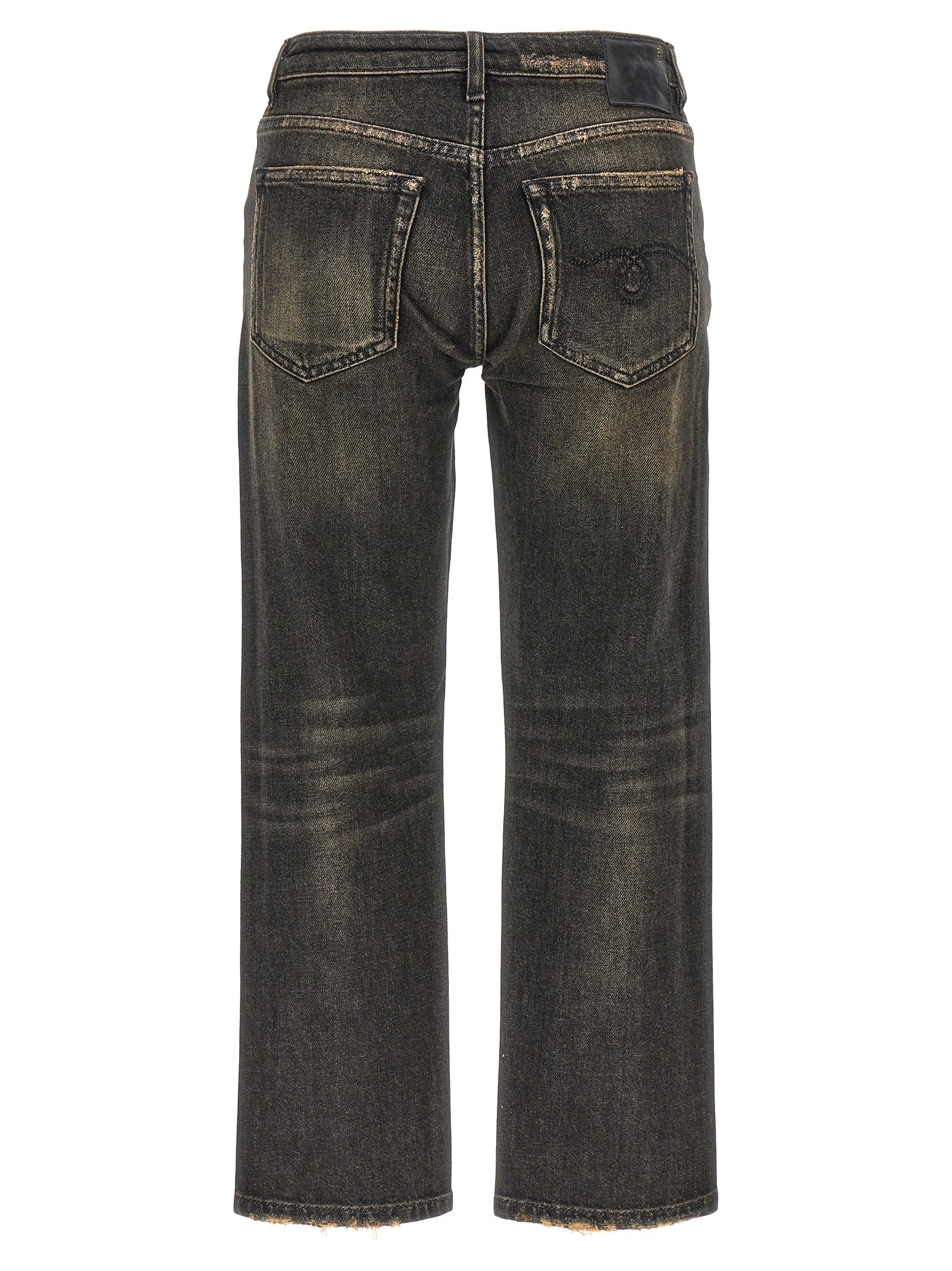 Boy Straight jeans Black Cotton