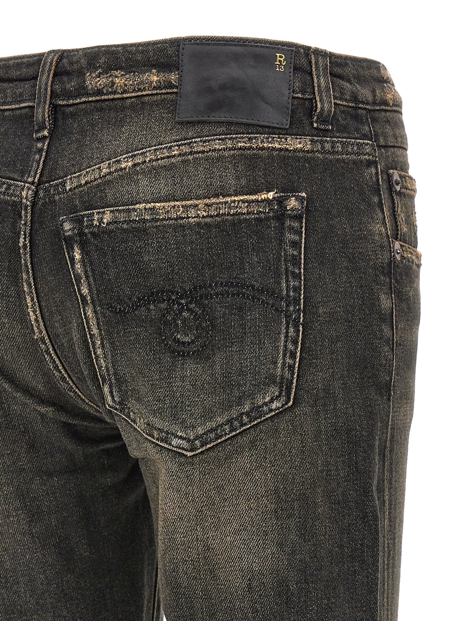 Boy Straight jeans Black Cotton
