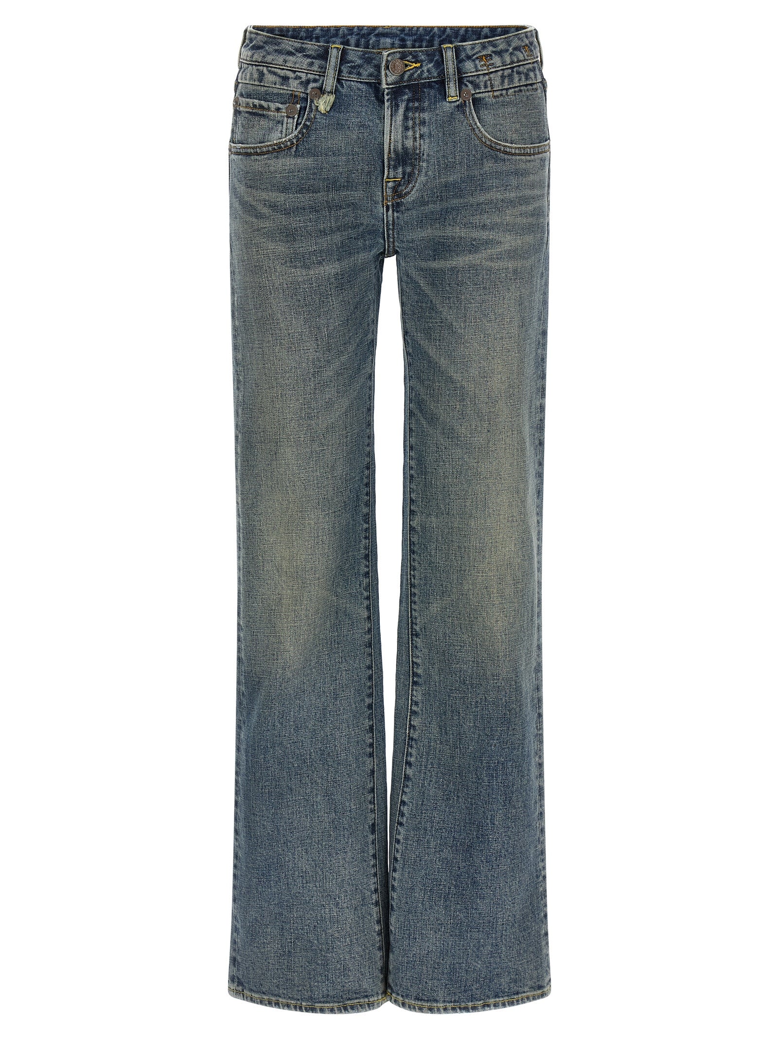 Boy Flare jeans Blue Cotton Polyurethane