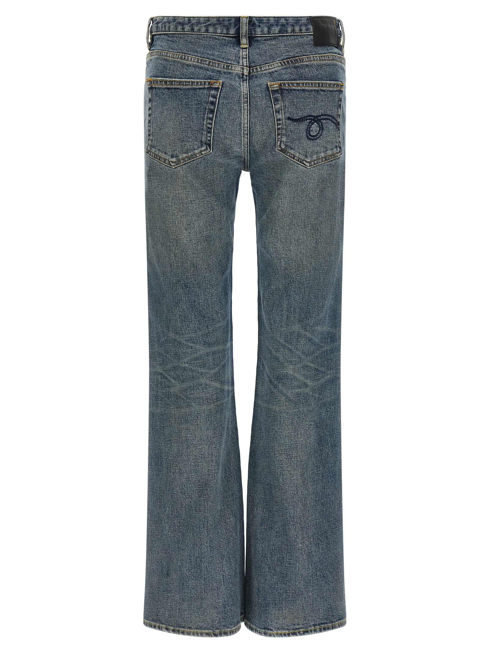 Boy Flare jeans Blue Cotton Polyurethane