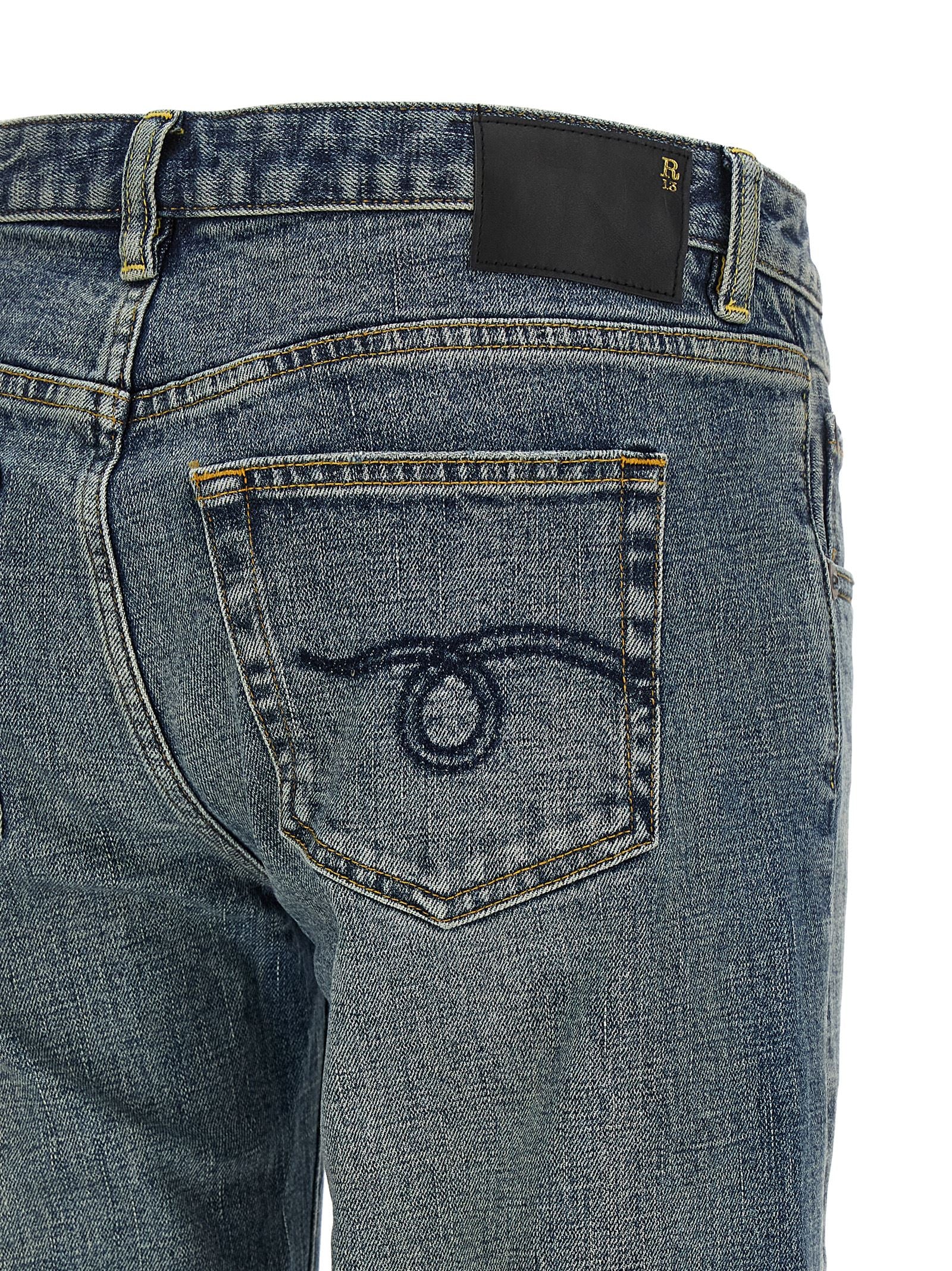 Boy Flare jeans Blue Cotton Polyurethane