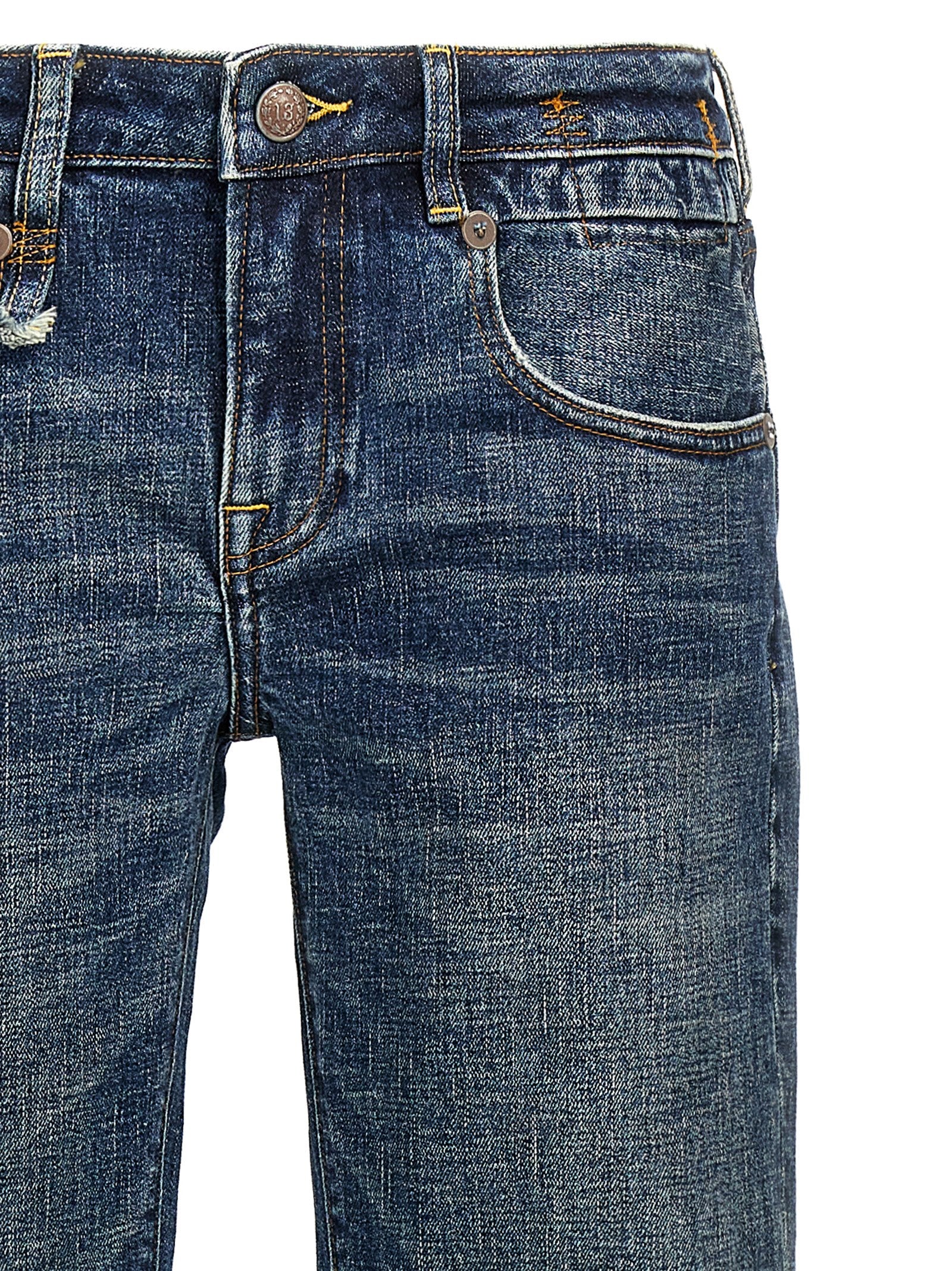 Overflow Boy Flare jeans Blue Cotton