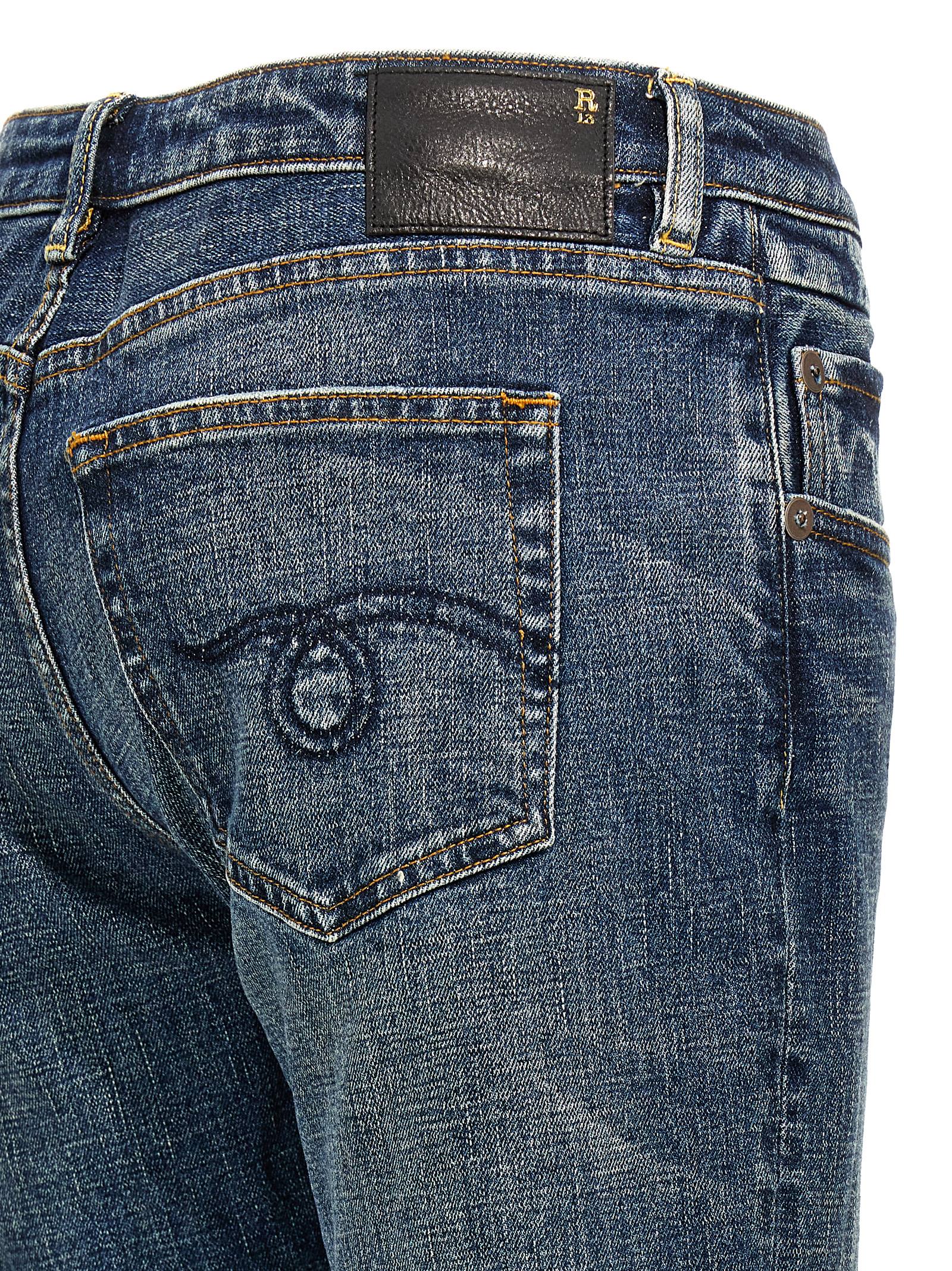 Overflow Boy Flare jeans Blue Cotton