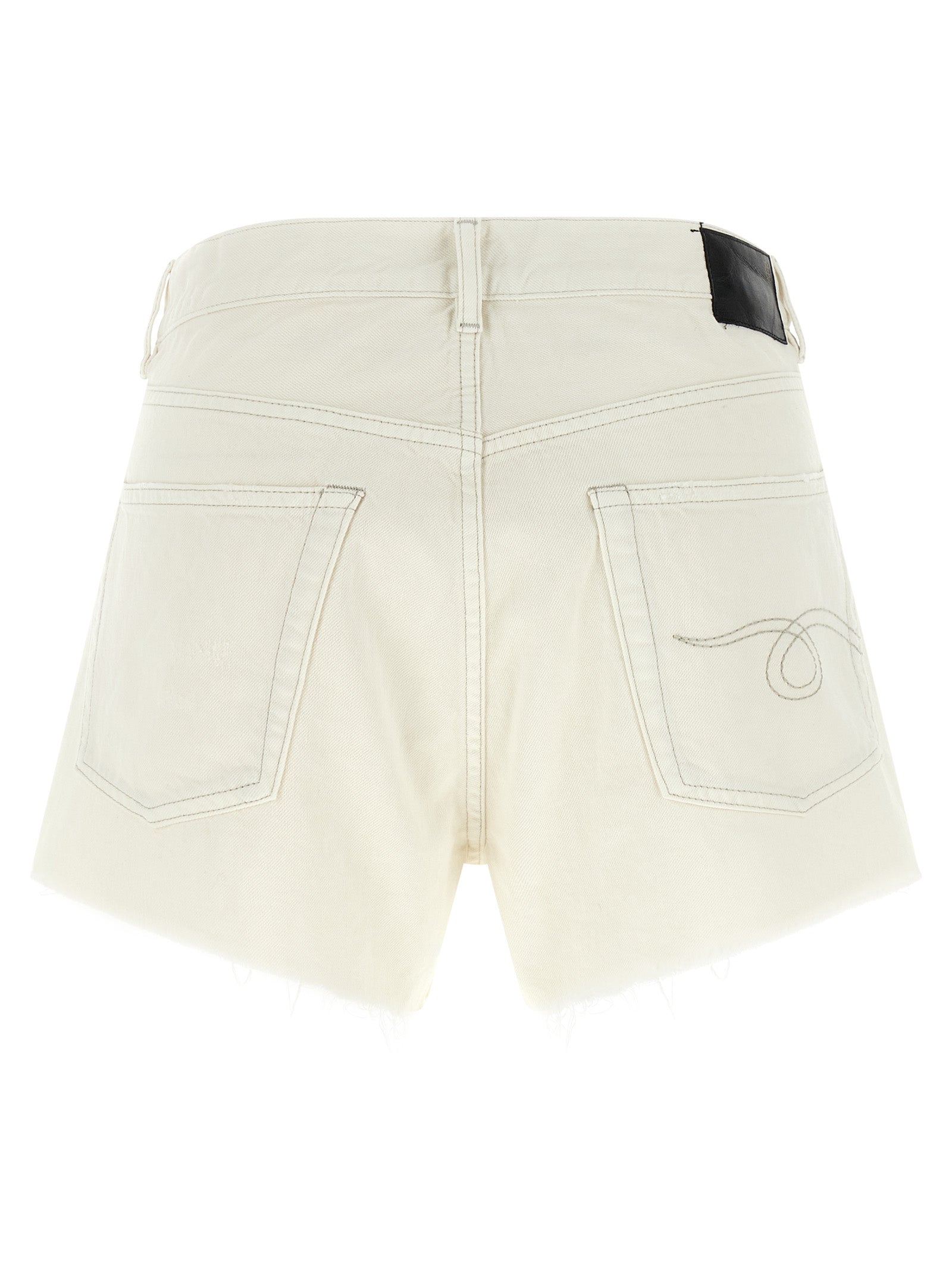 X-BF shorts White Cotton Bermuda