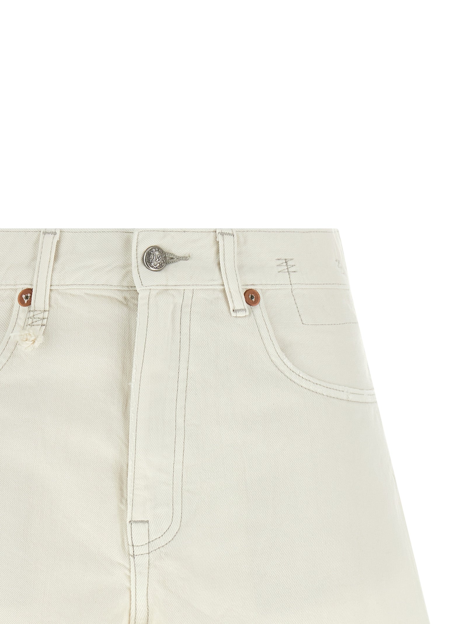 X-BF shorts White Cotton Bermuda