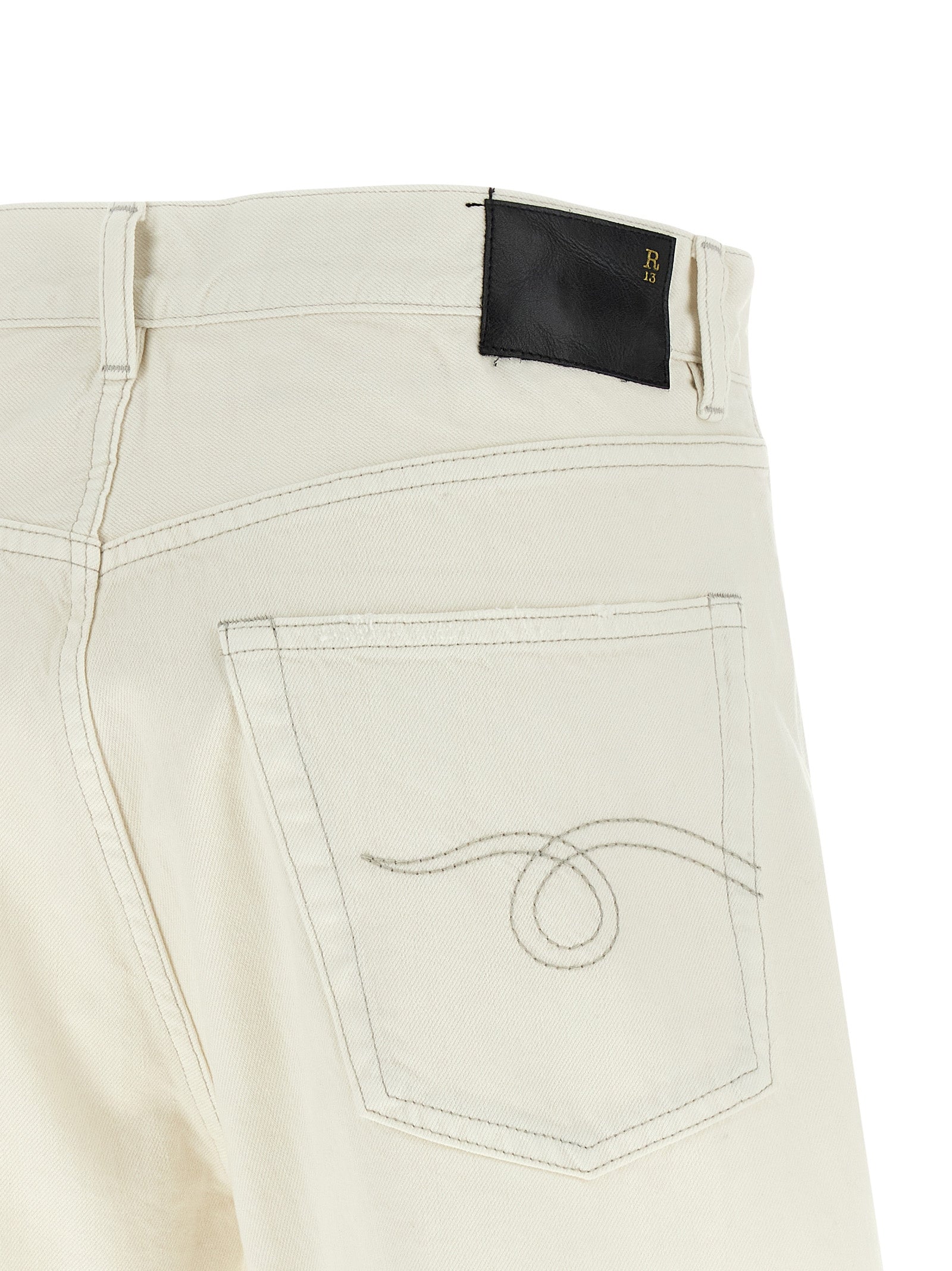 X-BF shorts White Cotton Bermuda