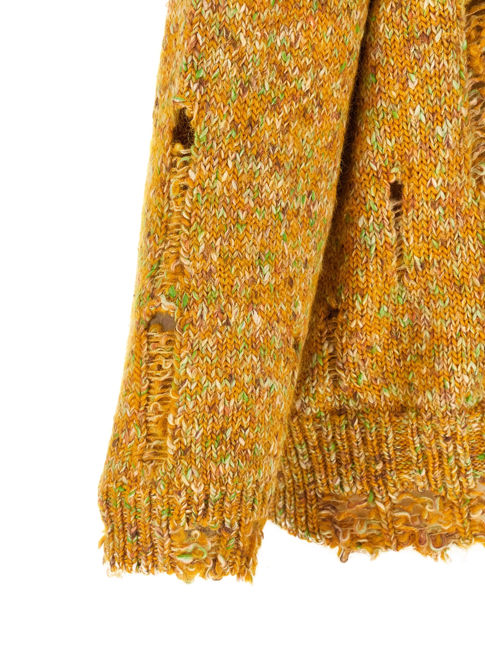 Torn cardigan Yellow Sweater, Cardigans
