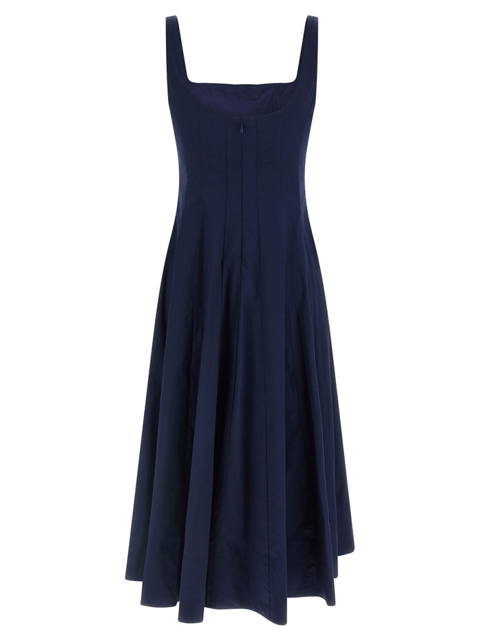 Wells dress Blue Cotton