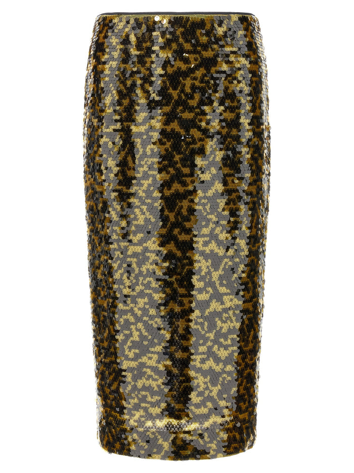 Ciara skirt Yellow Polyester