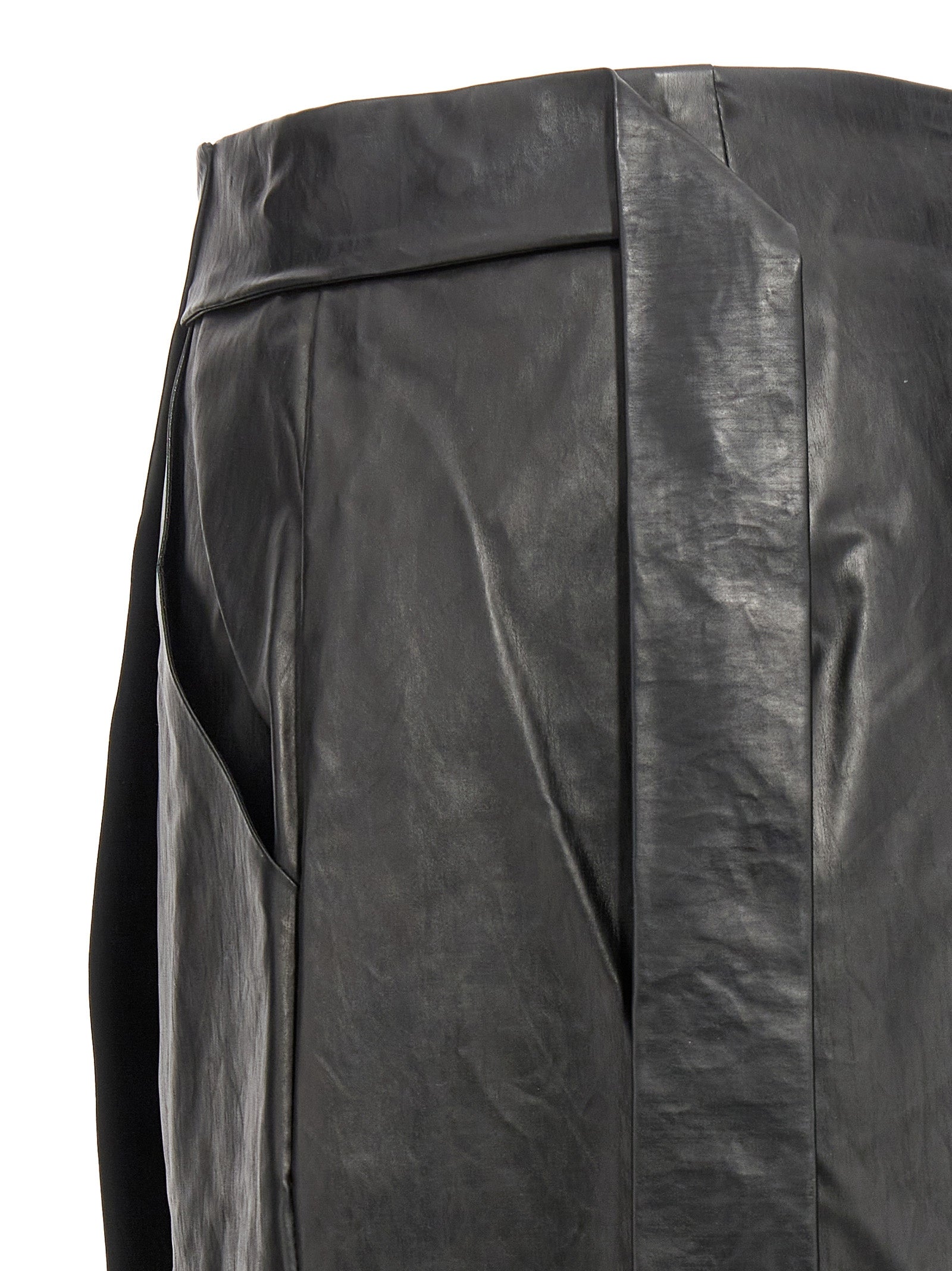 Wrap Skirt Oil Black