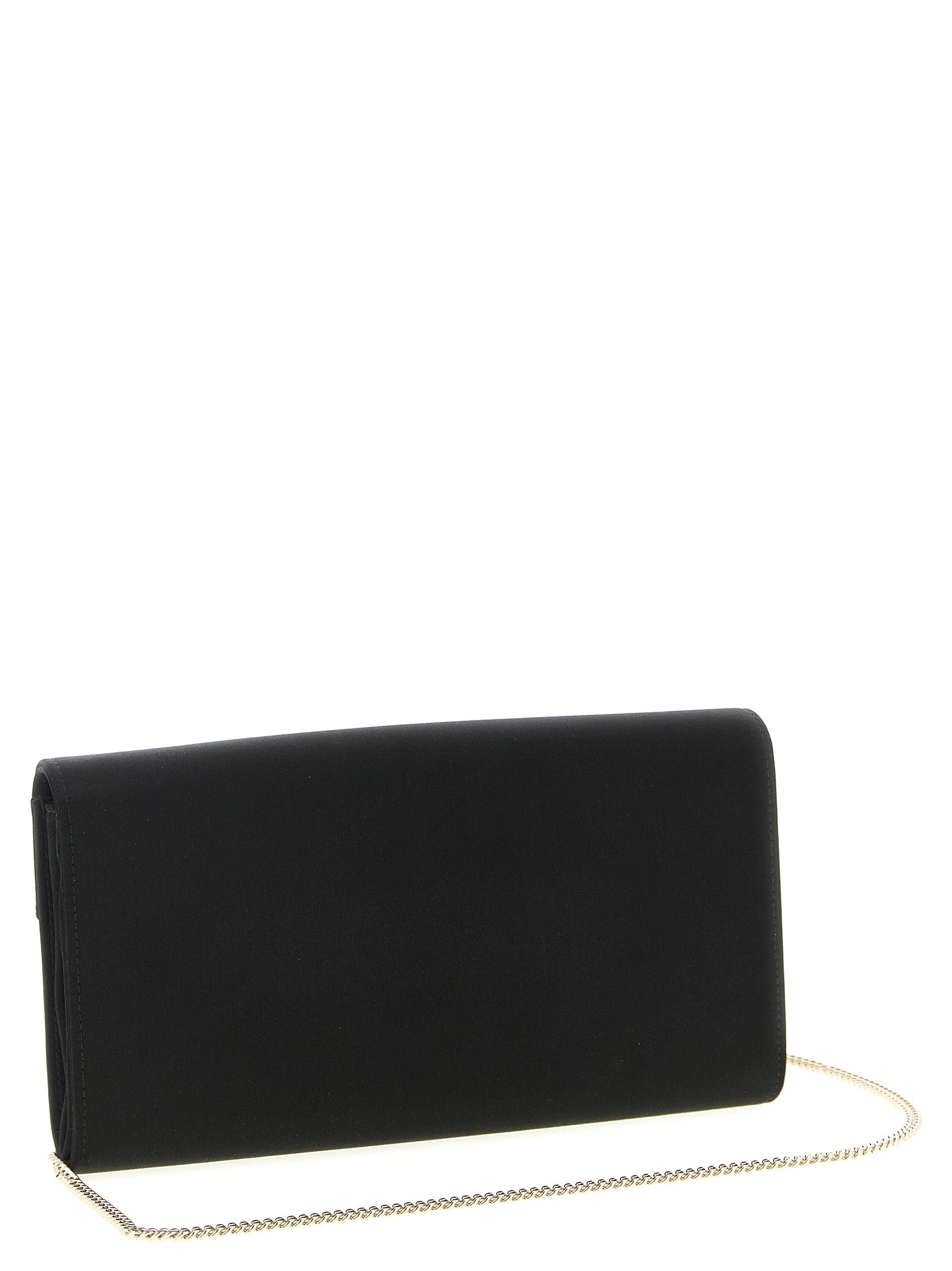 Envelope Flap Sexy clutch Black Viscose