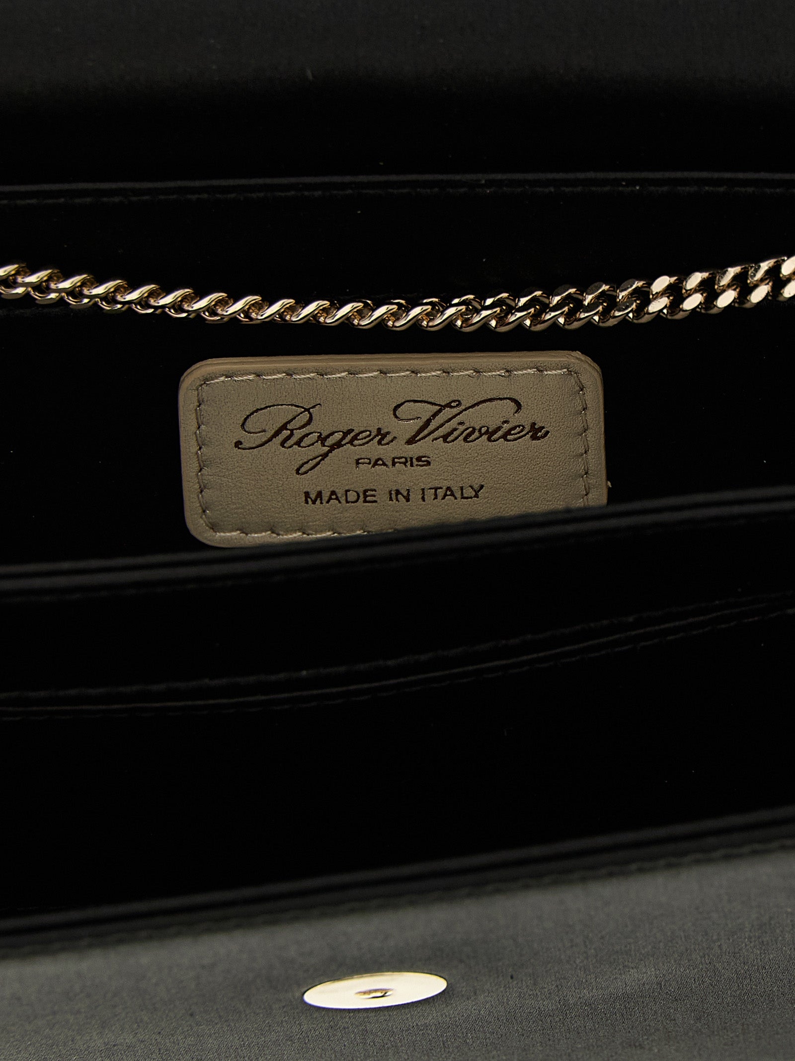 Envelope Flap Sexy clutch Black Viscose