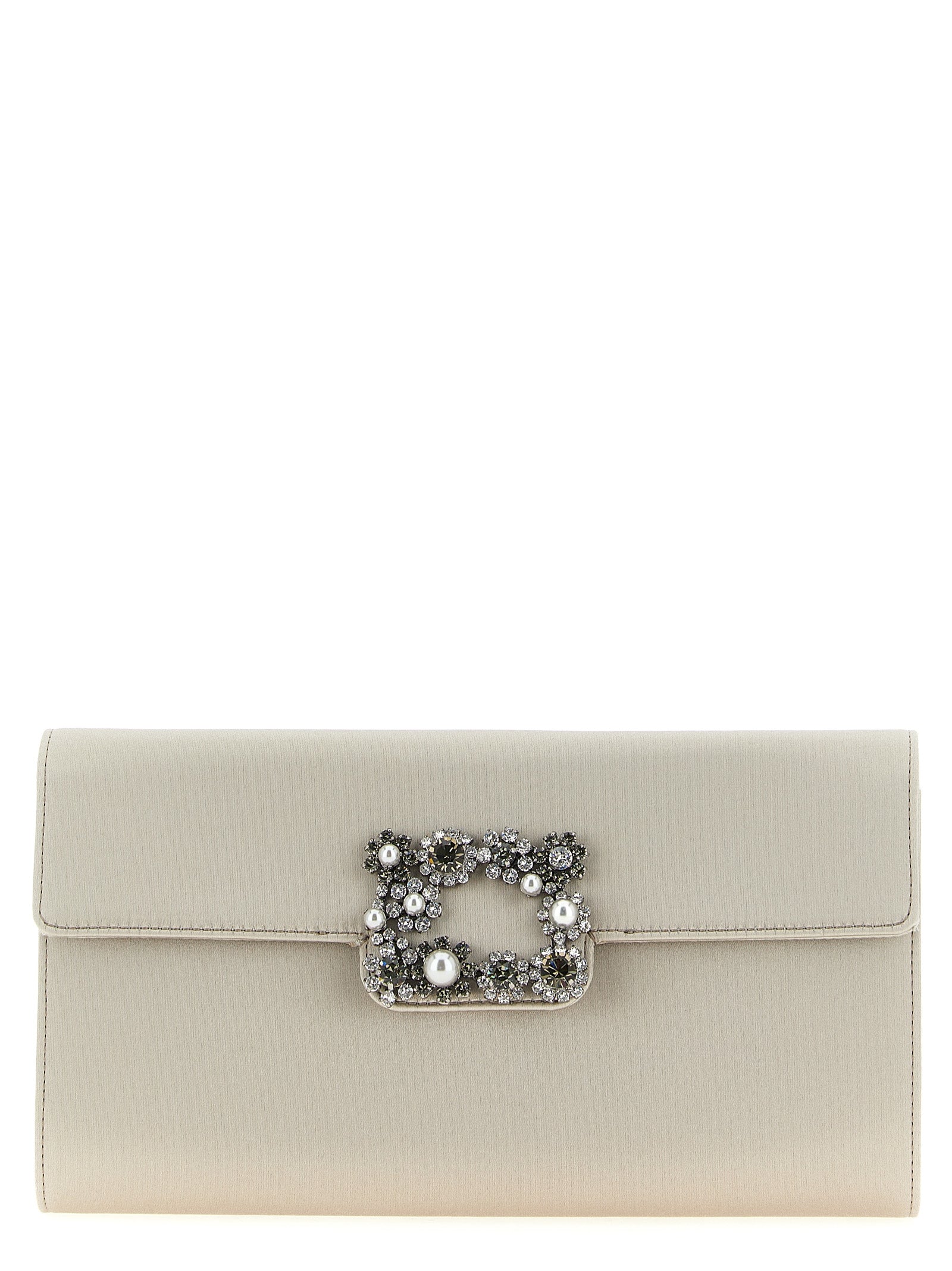 Efflorescence Clutch Gray Viscose