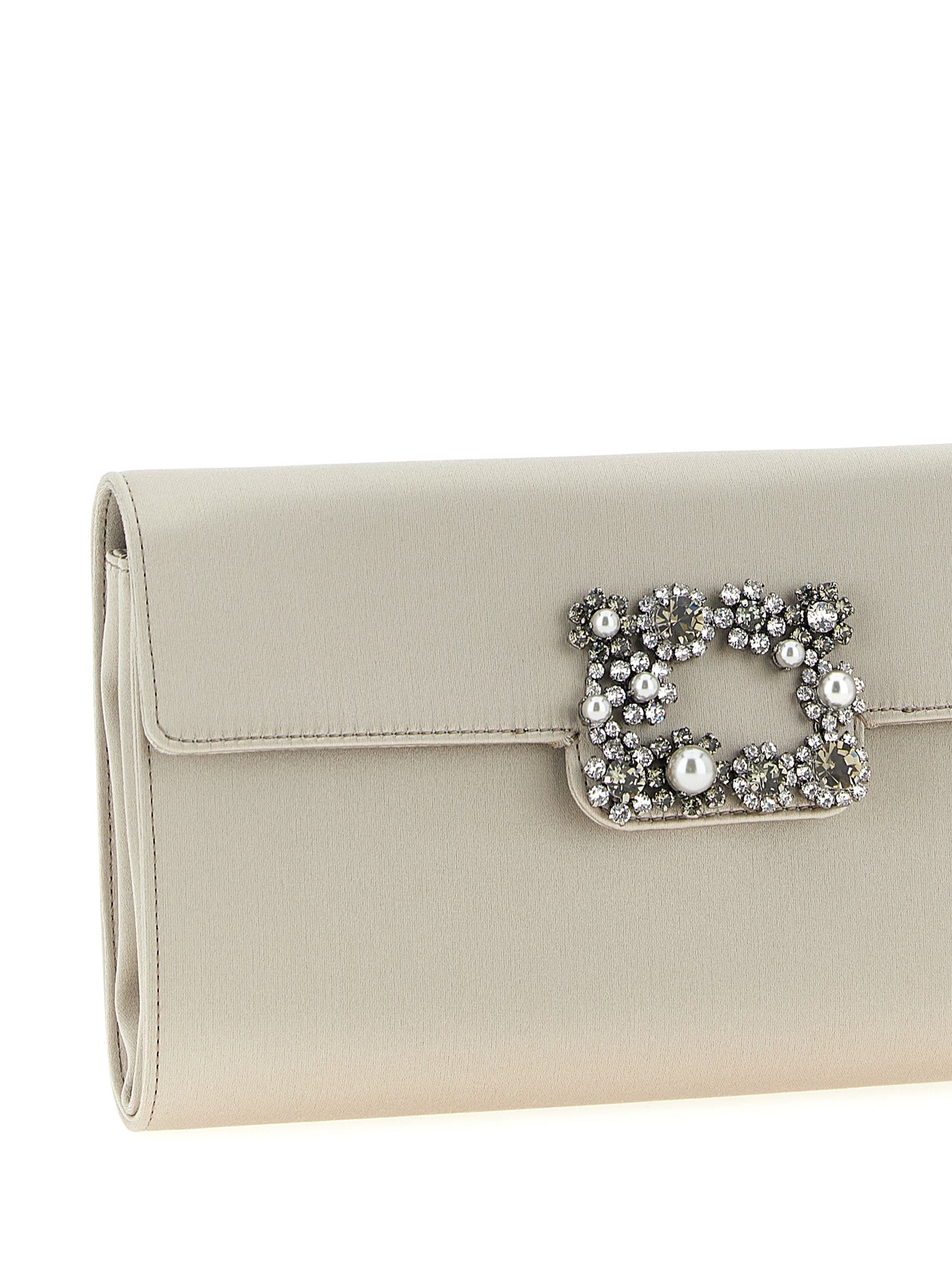 Efflorescence Clutch Gray Viscose