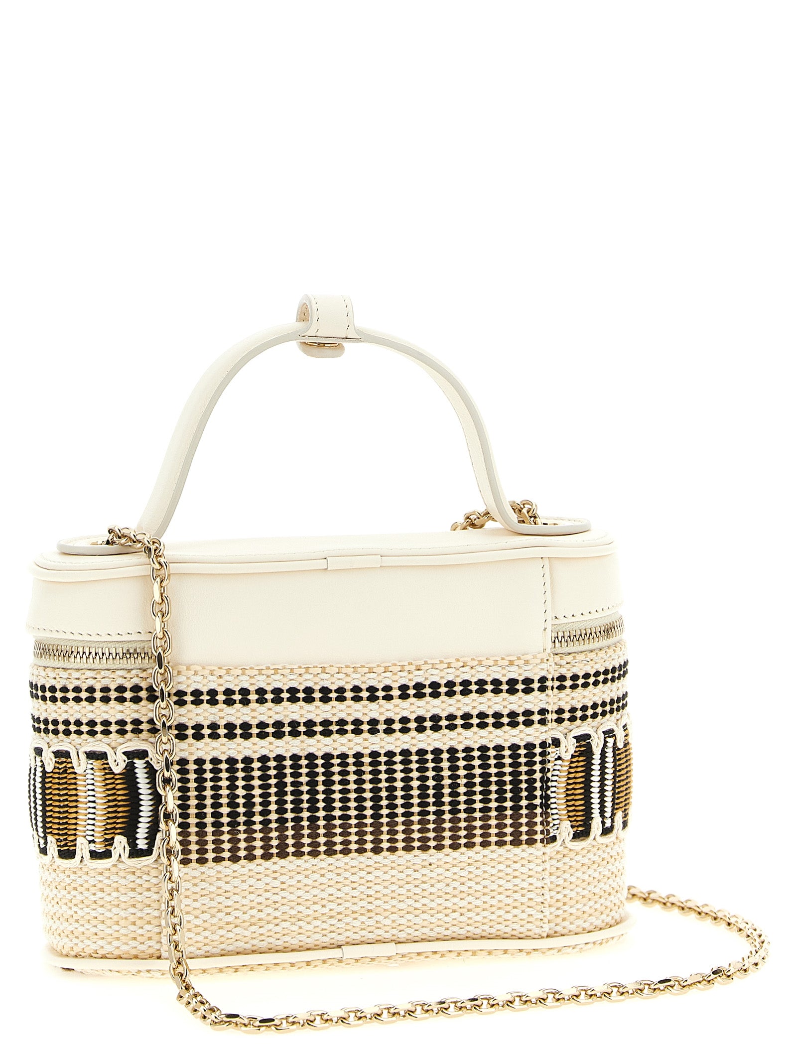 Micro Vanity Très Vivier handbag Multicolor Paper Polyester Hand Bags